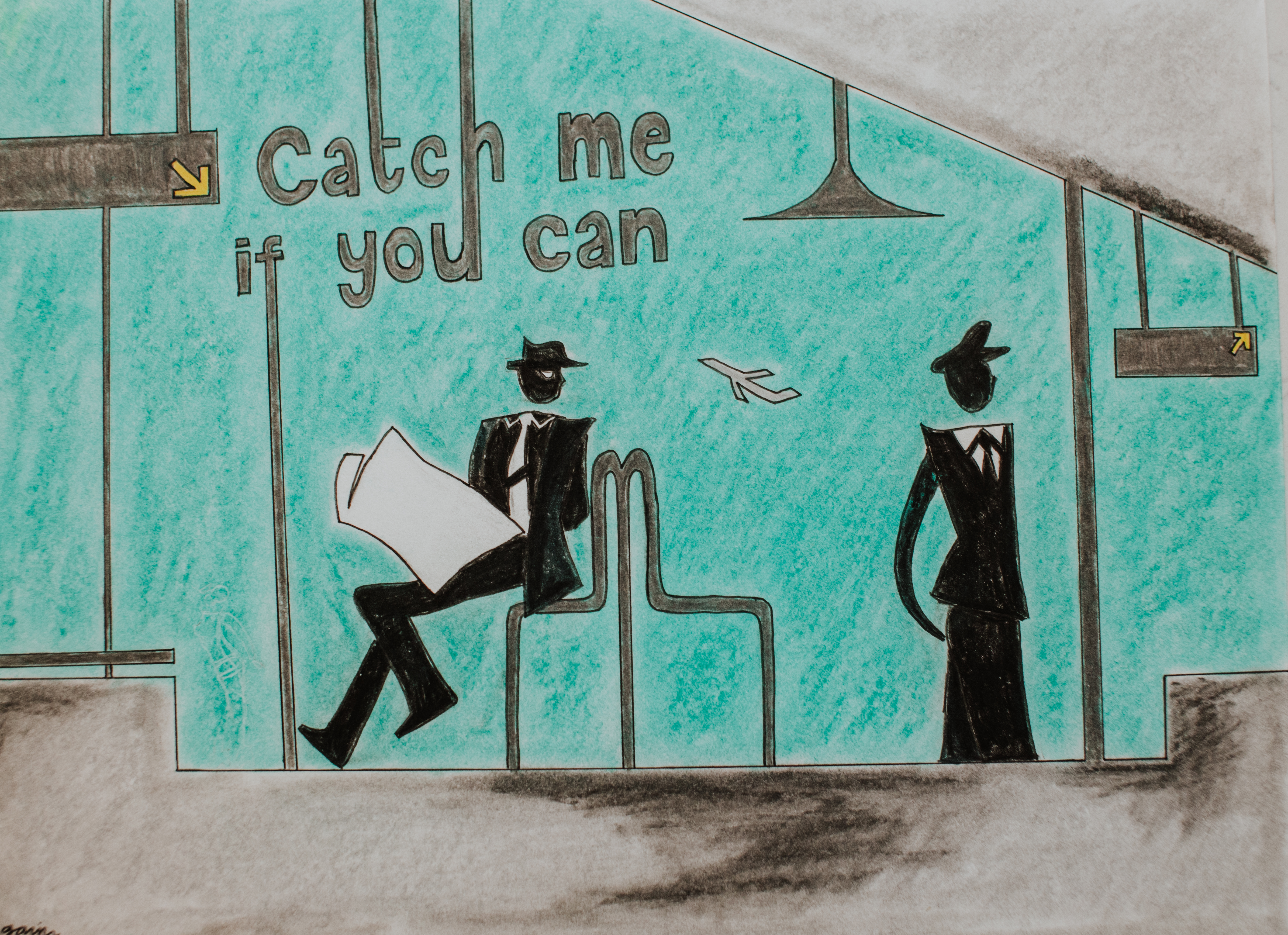 In Catch Me If You Can (2002) Frank Abagnale Disguises himself as a pilot  by wearing a pilots uniform. When he uses a hotel room bible to press a  fake check, he, image size:4779x3469